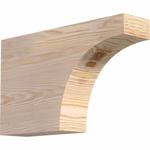 Ekena Millwork Huntington Smooth Rafter Tail, Douglas Fir, 3 1/2"W x 10"H x 16"L RFT04X10X16HUN00SDF - main